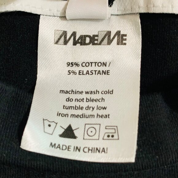 Mademe Black Sleeveless Tank Top W/ Zipper Pocket Front Detail Medium NWOT - Picture 7 of 9